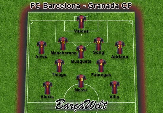 FC Barcelona - Granada CF 22.09.2012