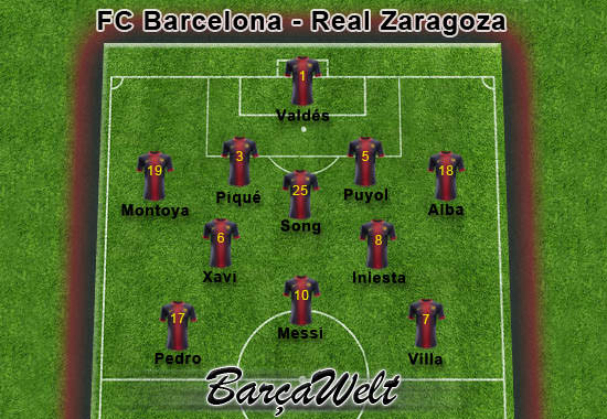 FC Barcelona - Real Zaragoza 17.11.2012