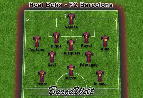 Real Betis - FC Barcelona 09.12.2012