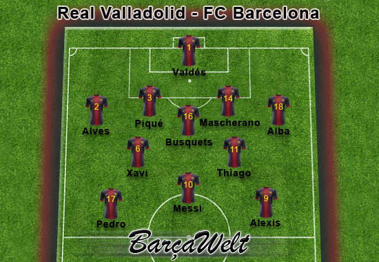 Real Valladolid - FC Barcelona 22.12.2012