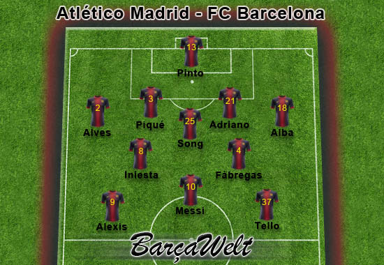 Atletico Madrid - FC Barcelona 12.05.2013