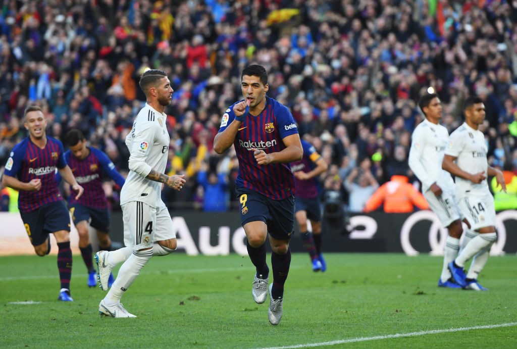 SuarezFC Barcelona v Real Madrid CF La Liga 1559851605