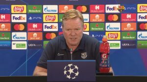 Ronald Koeman Champions League Pressekonferenz