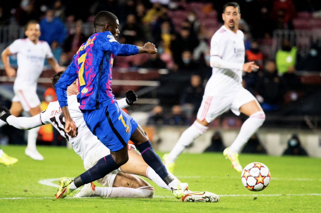 Ousmane Dembélé sorgte zwar für neuen Wind, die Präzision in seinen Aktionen blieb meist jedoch aus. Foto: Víctor Salgado - FC Barcelona