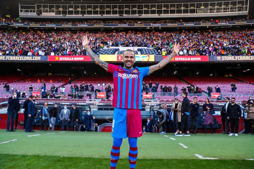 Dani Alves FC Barcelona Präsentation