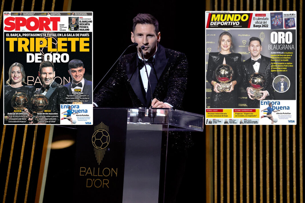 Messi Ballon d'Or Pressestimmen