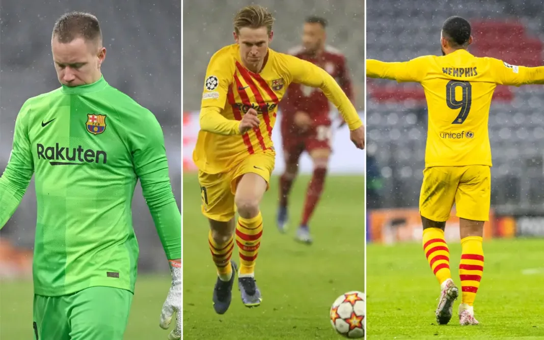 Ter Stegen Frenkie De Jong Memphis Depay