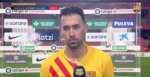 Sergio Busquets nach dem 1:1 des FC Barcelona beim FC Granada.