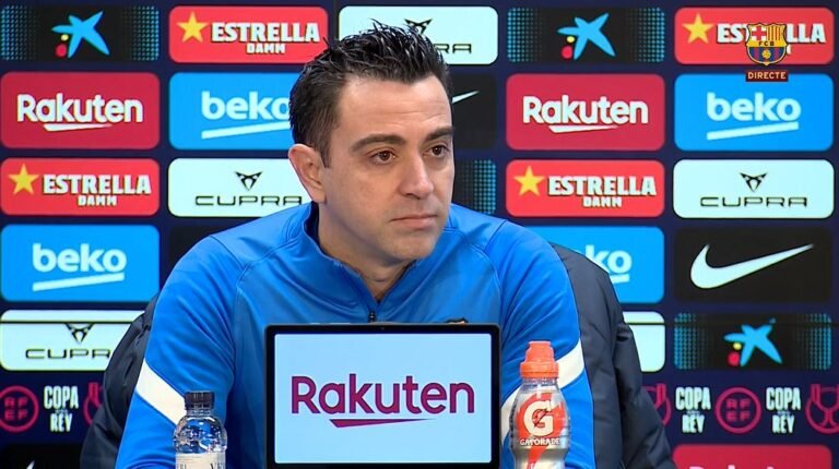 Xavi FC Barcelona press conference