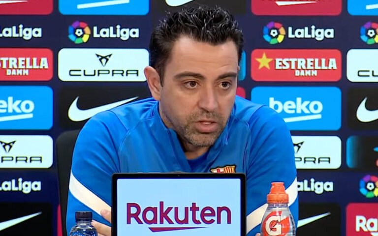 Xavi FC Barcelona Pressekonferenz