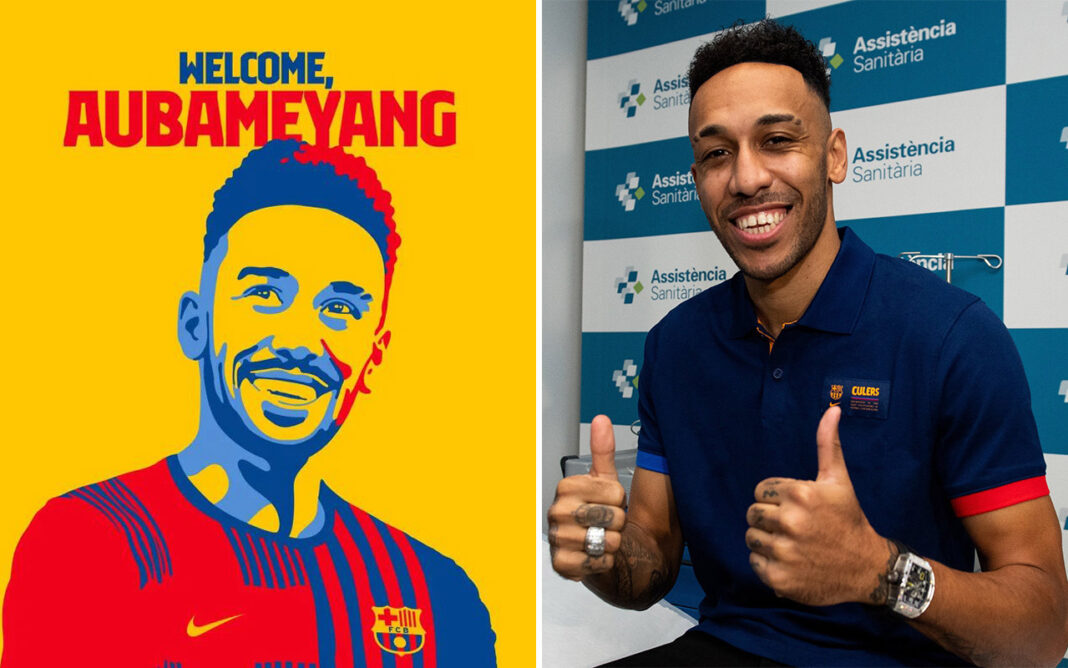 Aubameyang-Transfer-FC-Barcelona-Offiziell