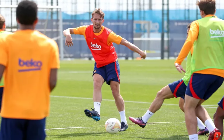 Luuk de Jong FC Barcelona Training