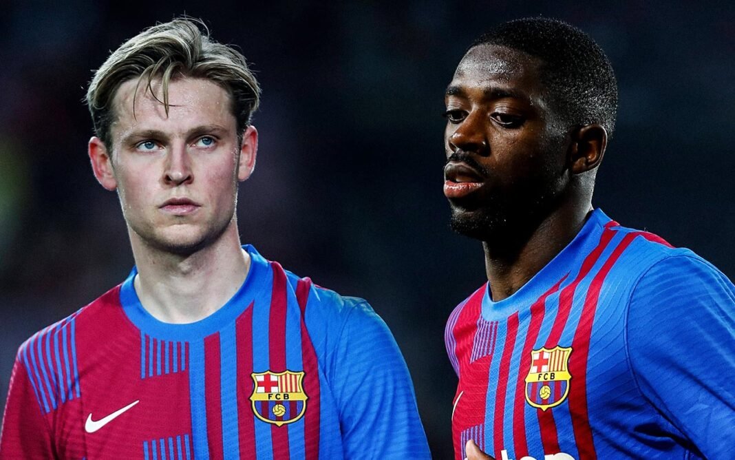 Frenkie de Jong Ousmane Dembélé FC Barcelona