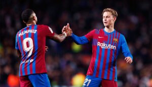 Memphis Depay Frenkie de Jong FC Barcelonca