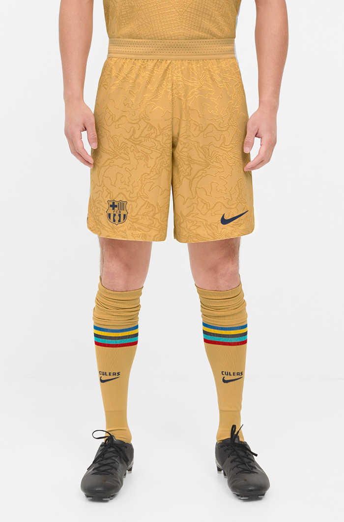 FC Barcelona Away Shirt Auswärtstrikot 2022-23 Gold