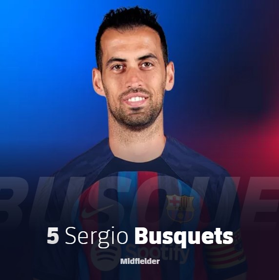 Sergio Busquets FC Barcelona
