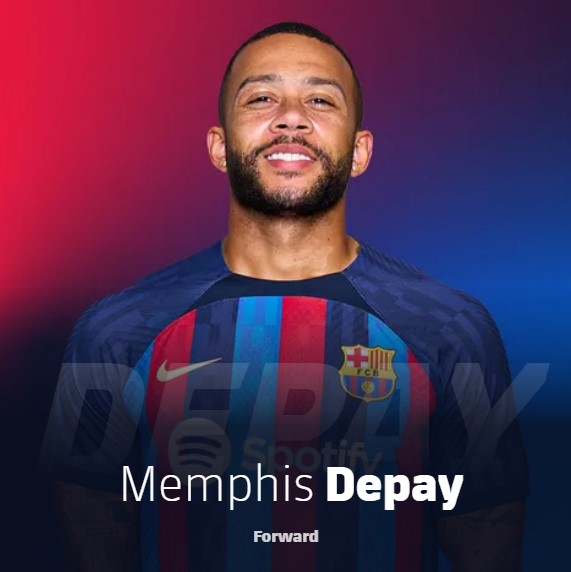 Memphis Depay FC Barcelona