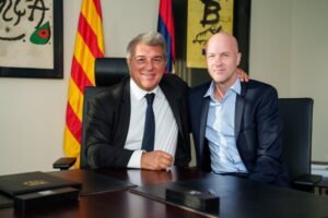 Jordi Cruyff FC Barcelona Joan Laporta Sport Director