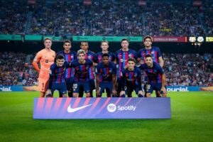 Team FC Barcelona Mannschaft