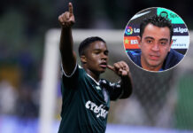 Endrick Palmeiras Xavi FC Barcelona