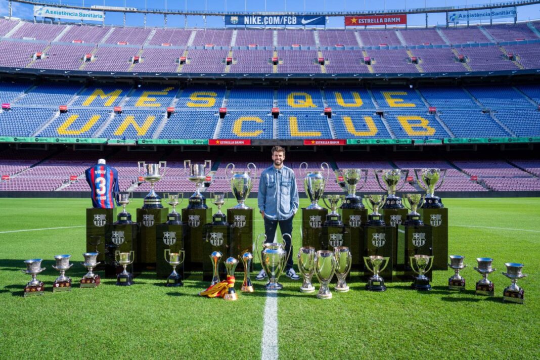 Gerard Pique Titel Trophies FC Barcelona