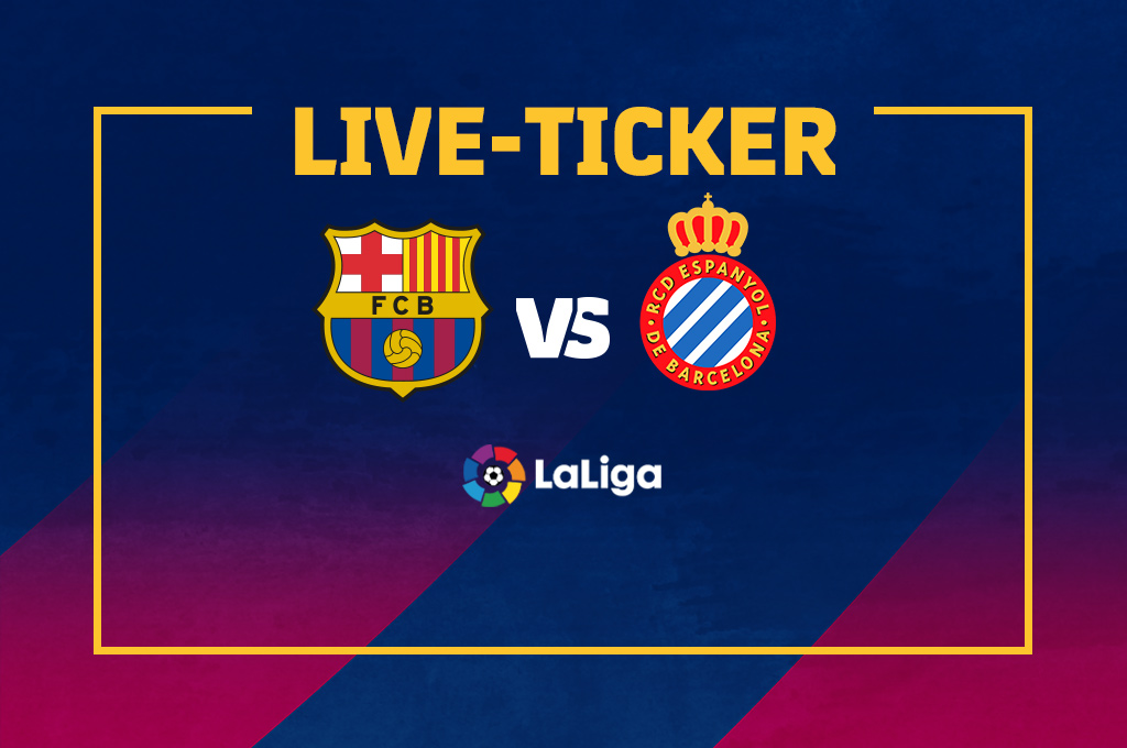 Ticker FC Barcelona vs. Espanyol | Barça verliert Führung und Lahoz die