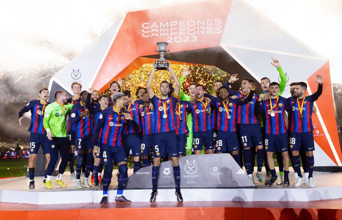 FC Barcelona spanischer Supercup Clásico Supercopa de España