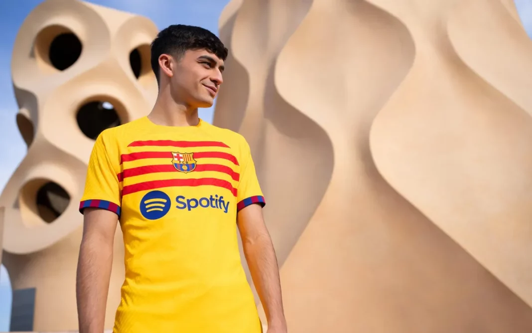 FC Barcelona viertes Trikot Senyera Gelb