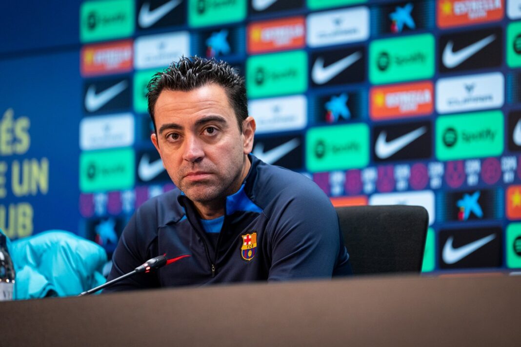 Xavi Pressekonferez FC Barcelona