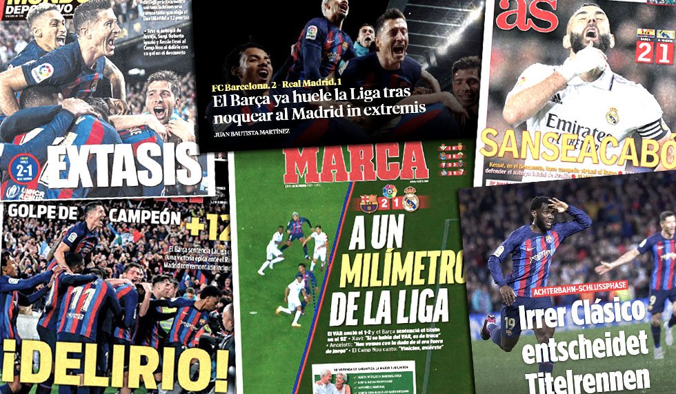 Clásico Pressestimmen FC Barcelona Real Madrid