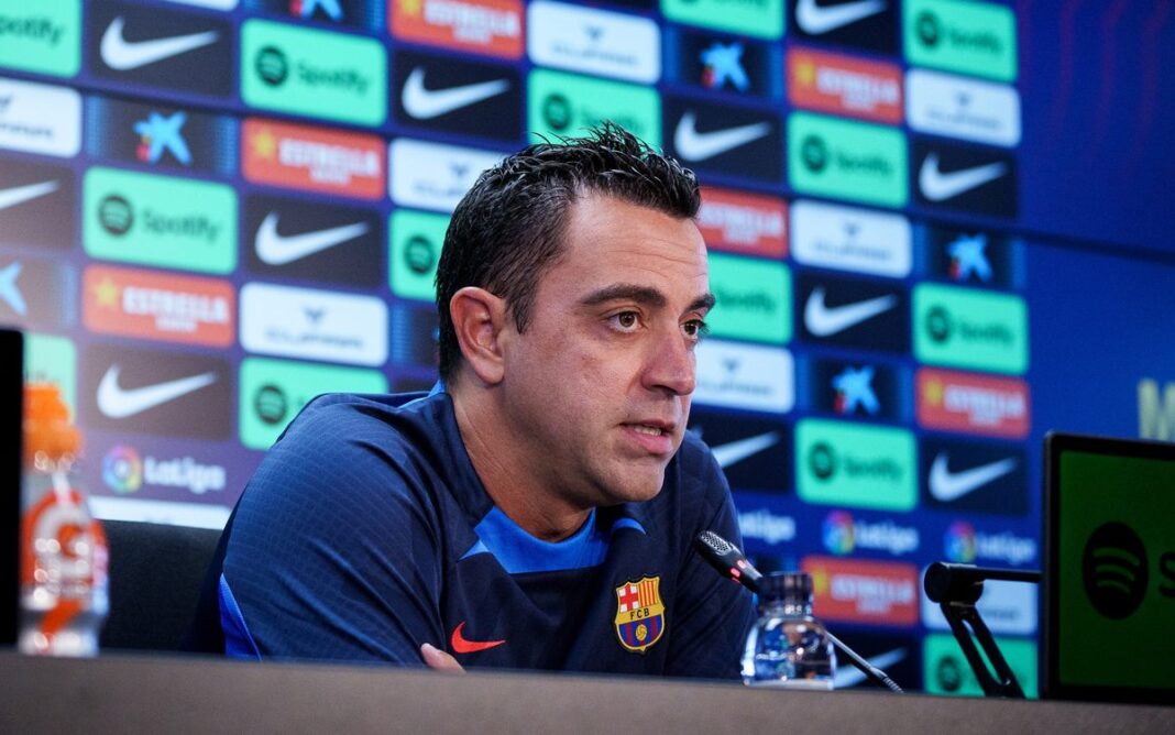 Xavi Press Conference FC Barcelona