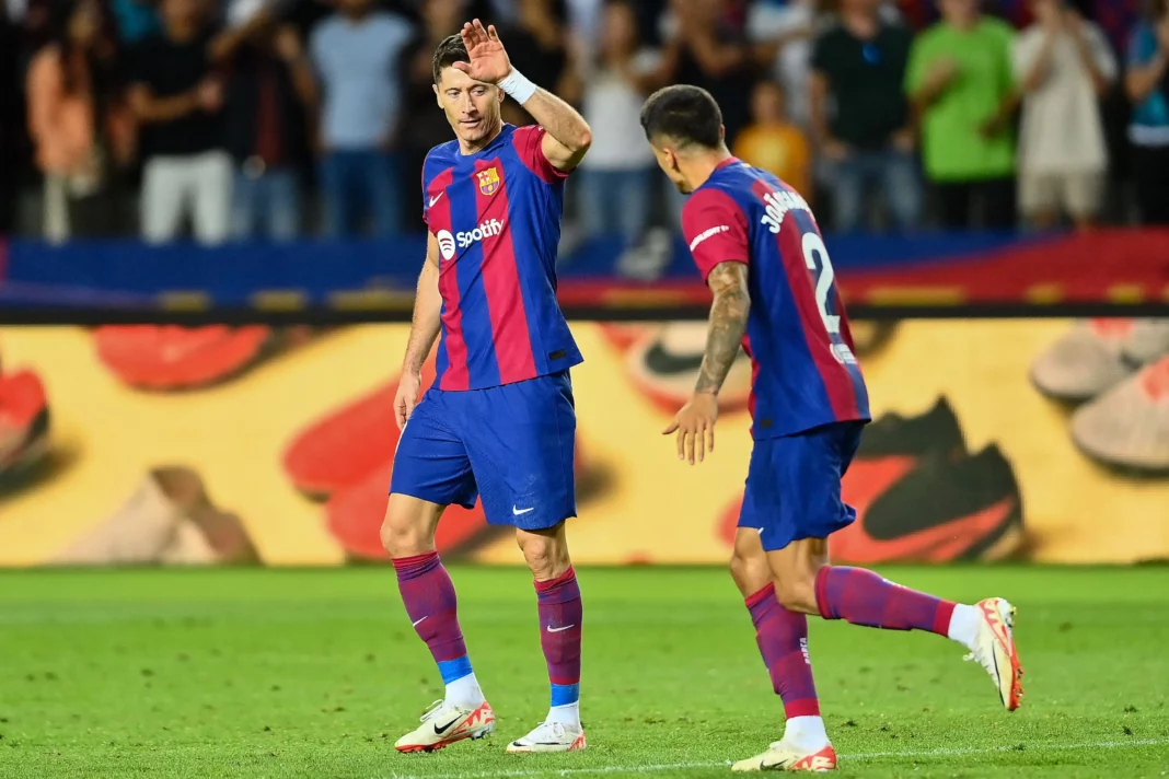 Lewandowski Cancelo Barcelona Vigo