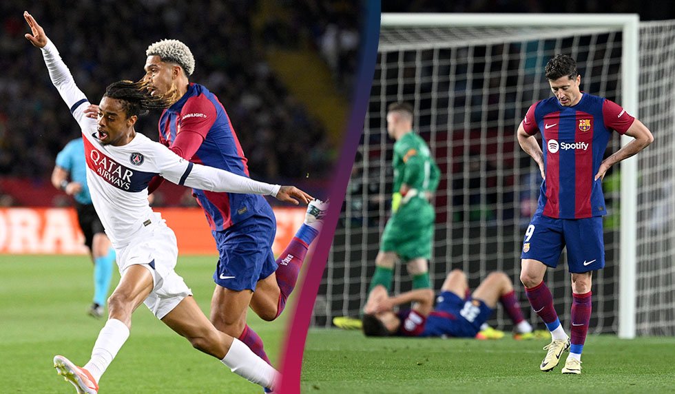 Notes sur Barça vs PSG : Araújo devient un personnage tragique, Lewandowski se bat en vain